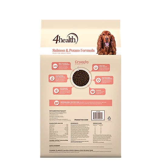 4health with Wholesome Grains Adult Salmon and Potato Formula Dry Dog Food