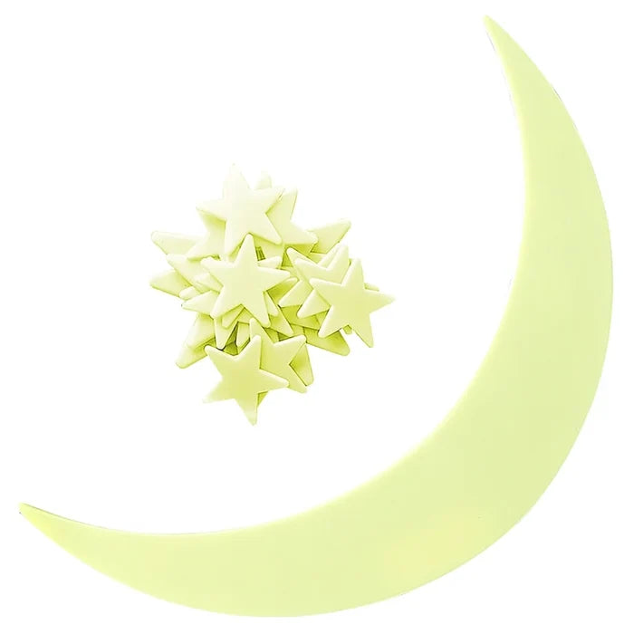 4M - Glow Moon (Large) & Stars - Multicolor
