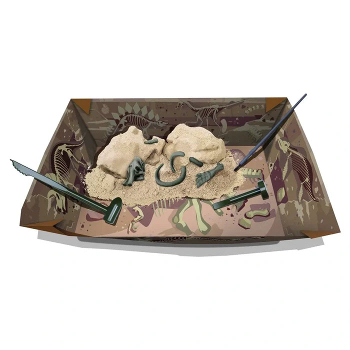 4M - KidzLabs Dig a Tyrannosaurus Rex Skeleton Excavation Kit - Multicolor