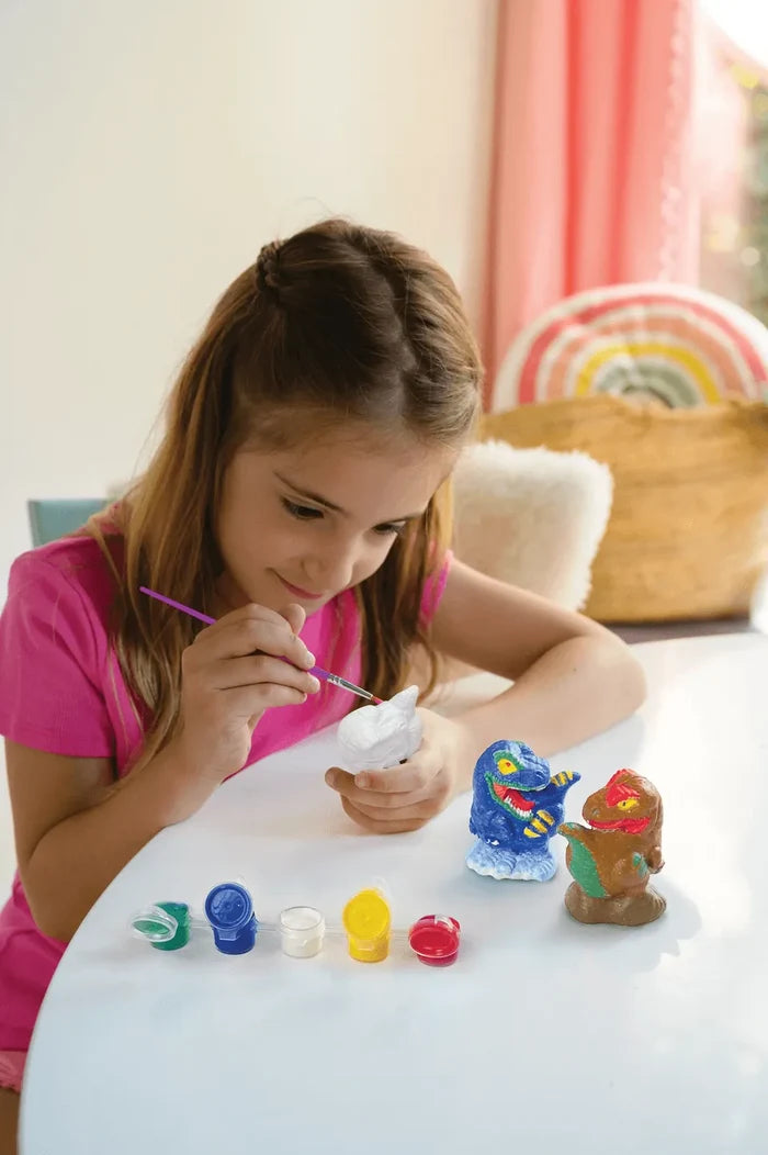 4M - Mould & Paint Craft Kit - 3D Dinosaurs - Multicolour