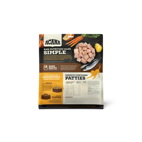 ACANA Freeze-Dried Food Patties Free-Run Chicken Recipe 14OZ