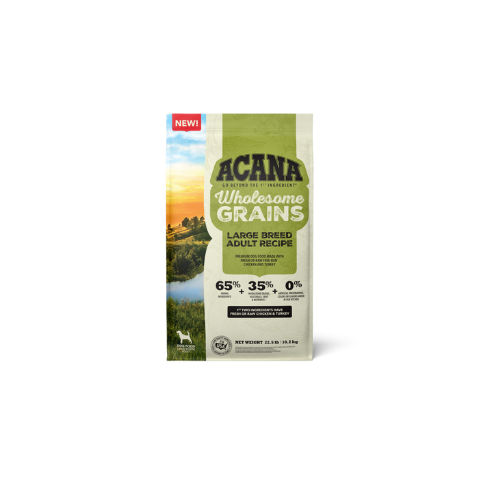 ACANA Wholesome Grains Large Breed Adult + Grains 22.5lb