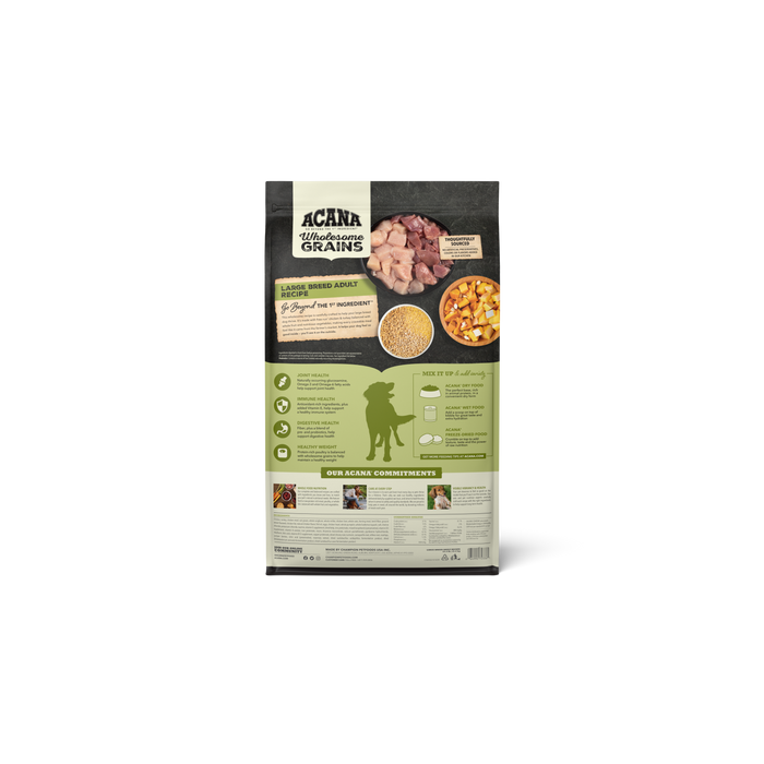 ACANA Wholesome Grains Large Breed Adult + Grains 22.5lb