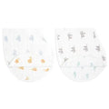 Aden + Anais Organic Cotton Burpy Bibs - Animal Kingdom (Pack of 2)