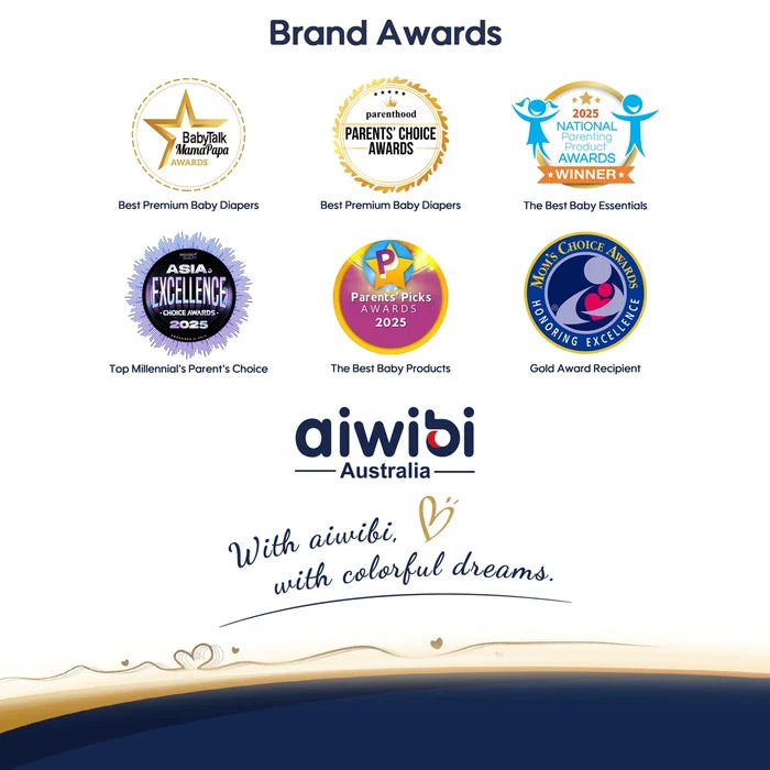 Aiwibi Ultimate Comfort Silky-Soft Premium Disposable Baby Diapers