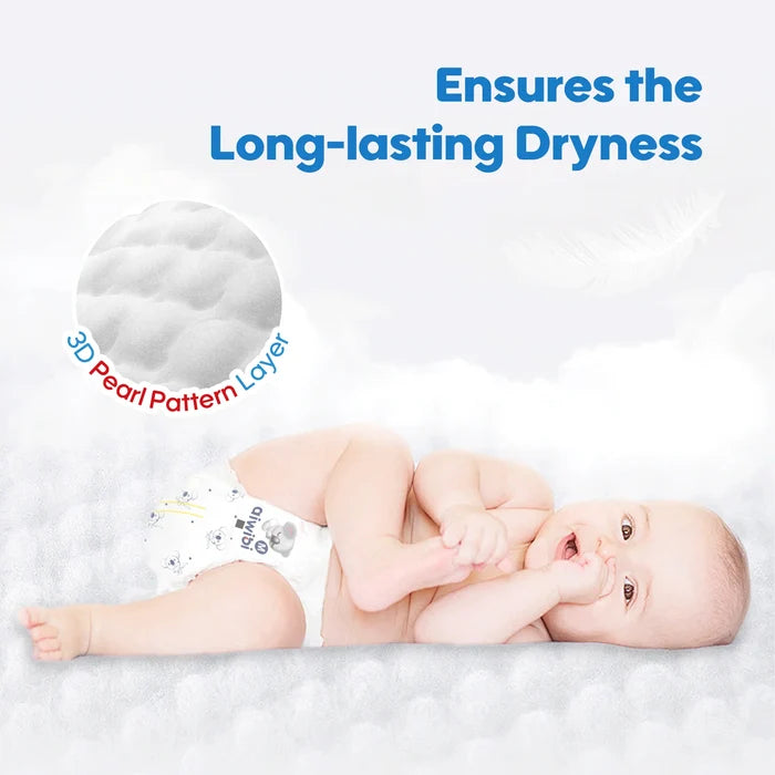 Aiwibi Ultra Thin Comfy Dry Disposable Baby Pants (48 Pcs, Medium)