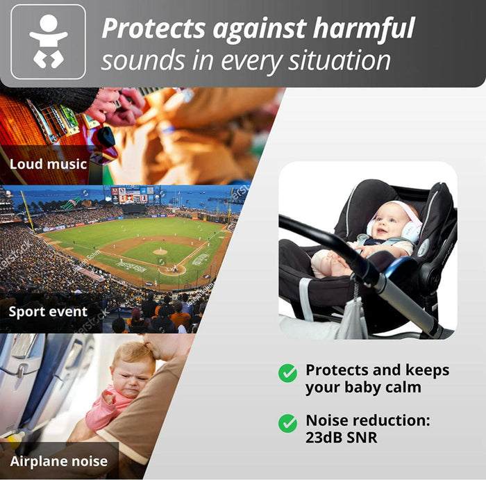 Alpine Muffy Baby Ear Protection for Babies and Toddlers up to 36 Months.