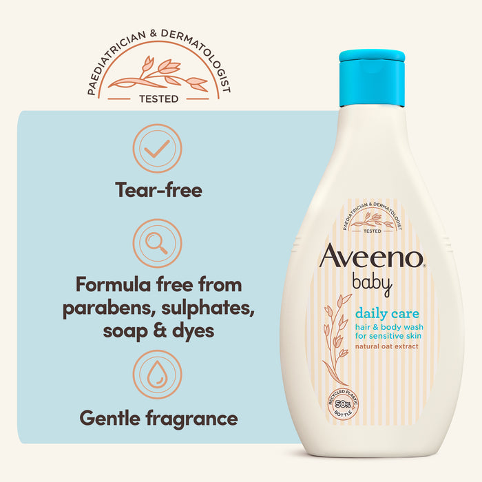 Aveeno Baby Daily Care Hair & Body Wash (400ml)