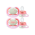 AVENT Pack of 2 Ultra Air Night pacifiers 6-18 months