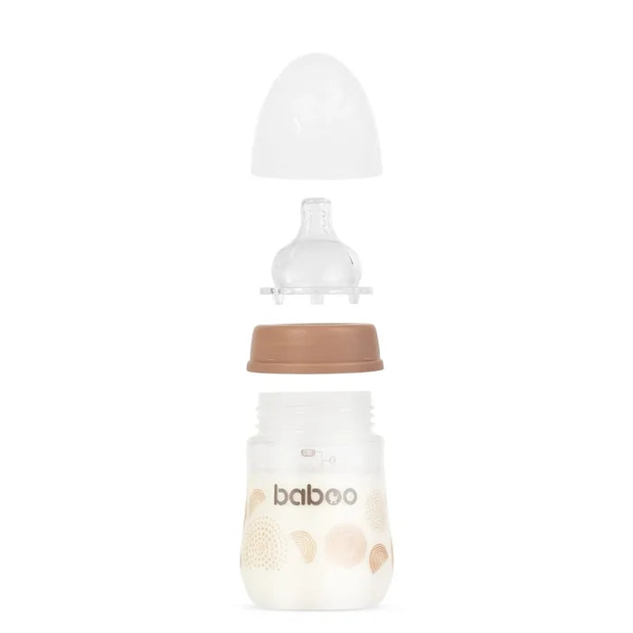 Baboo Anti-Colic Wide Neck Bottle (0m+, 180ml)