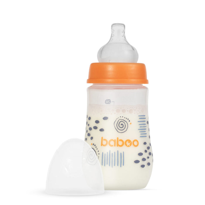 Baboo Anti-Colic Wide Neck Bottle (Blue Haze, 250ml)
