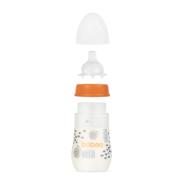 Baboo Anti-Colic Wide Neck Bottle (Blue Haze, 250ml)