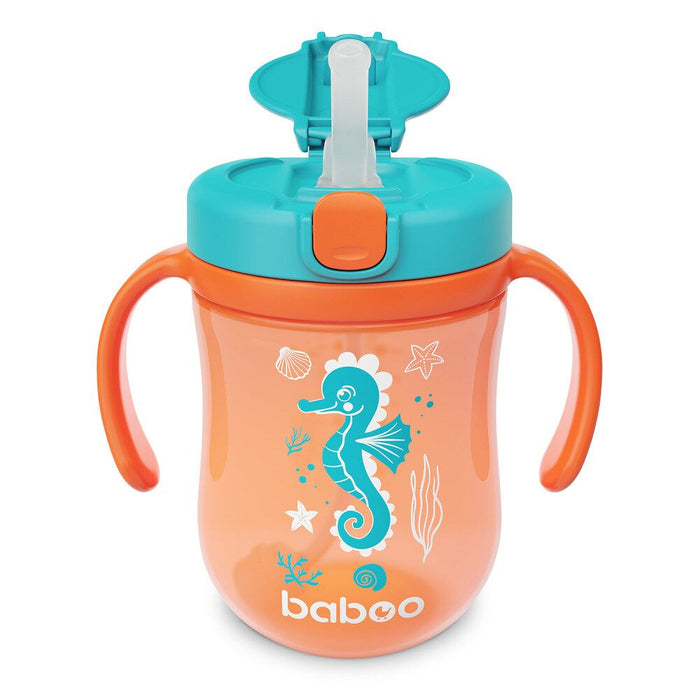 Baboo Cup With Silicone Straw and Weighted Ball (300ml | 9m+)