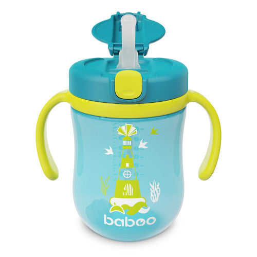 Baboo Cup With Silicone Straw and Weighted Ball (300ml | 9m+)