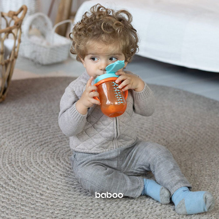 Baboo Cup With Silicone Straw and Weighted Ball (300ml | 9m+)