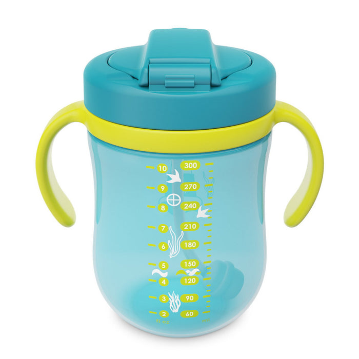 Baboo Cup With Silicone Straw and Weighted Ball (300ml | 9m+)