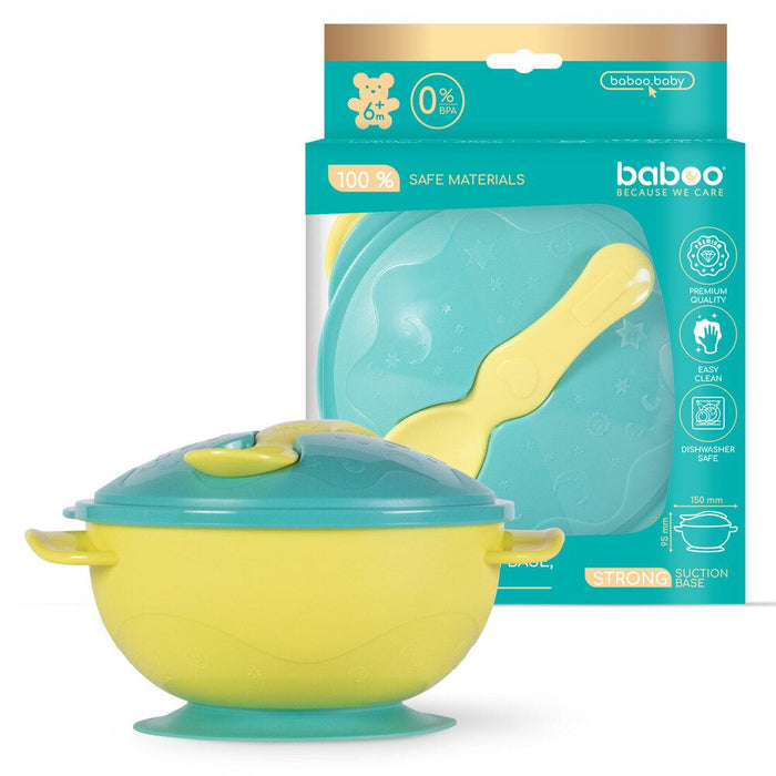 Baboo Feeding Bowl and Spoon Set (6m+)