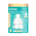 Baboo Premium Anti Colic 3 Valve Silicone Teat Wide Neck - Pack of 2