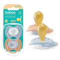 Baboo Round Latex Baby Pacifier With Sterilizer Box (6M+ | Blue Haze) -Pack of 2
