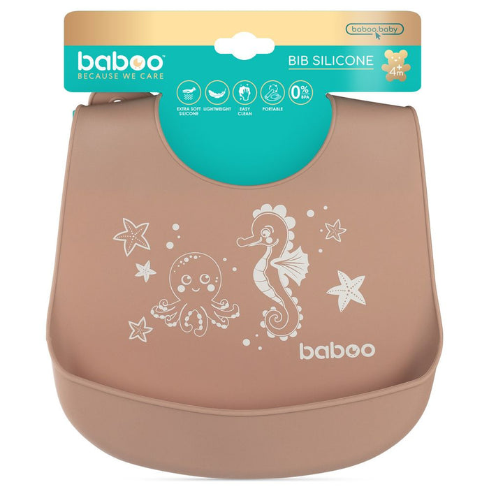 Baboo Silicone Bib (0m+)