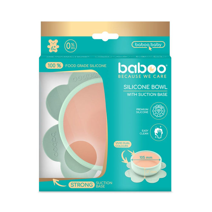 Baboo Silicone Bowl with Suction Base (6m+)
