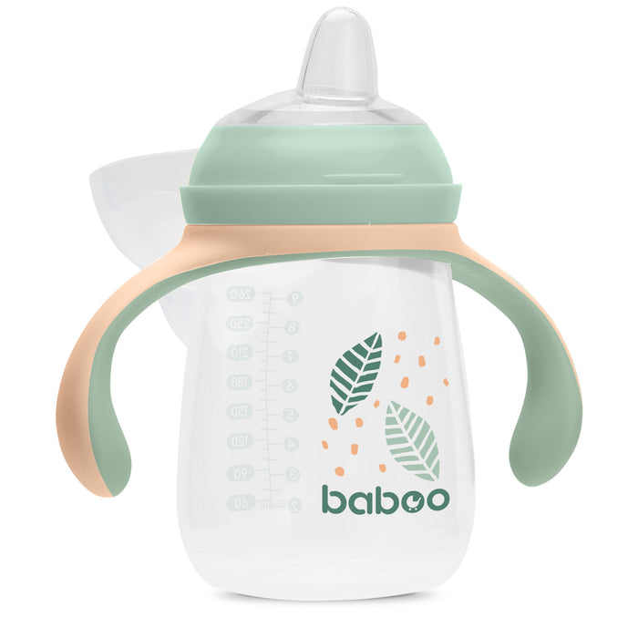 Baboo Sippy Cup with Silicone Spout - Peachy Keen (260ml | 6m+)