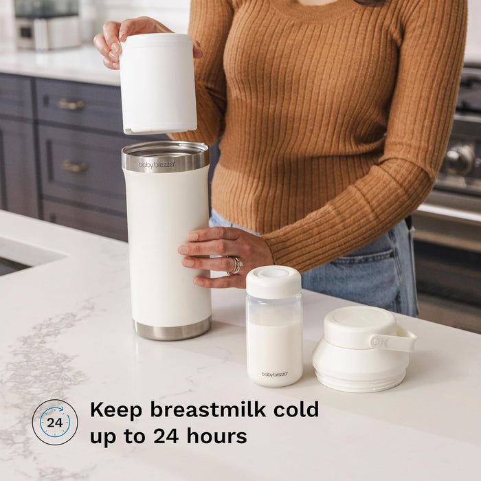 Baby Brezza All Day Breastmilk Cooler (600ml, Soft White)