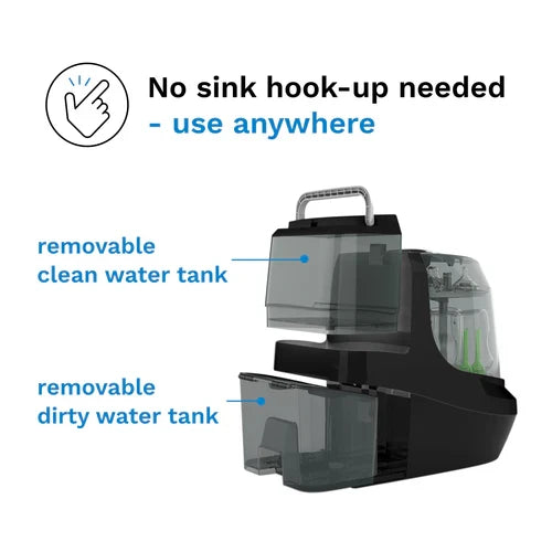 Baby Brezza Bottle Washer Pro - All In One Washer, Sterilizer, Dryer (Premium Black)