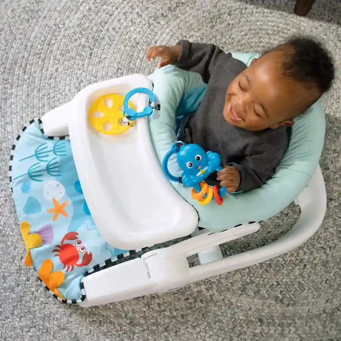 Baby Einstein - Sea of Support 2-in-1 Sit-Up Floor Seat - Blue