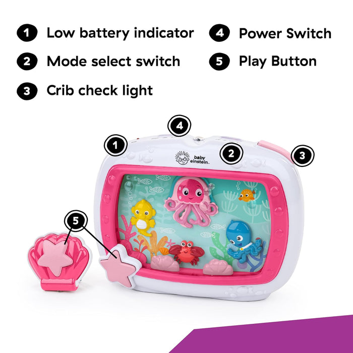 Baby Einstein Sea Dreams Soother Crib Toy (Pink)