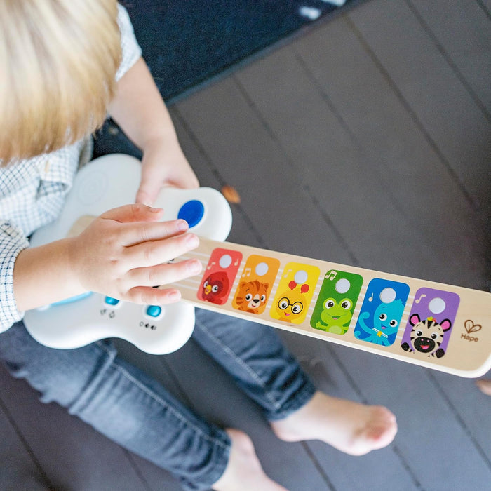 Baby Einstein Strum Along Songs Magic Touch Wooden Musical Light Up Toy Guitar