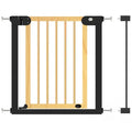 Baby Safe Wooden Safety Gate with 7 cm Extension – Natural Wood