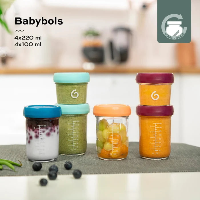 Babybowls Glass Storage Containers (Set of 8)
