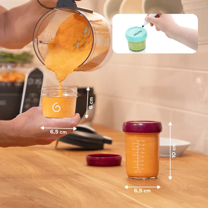 Babybowls Glass Storage Containers (Set of 8)