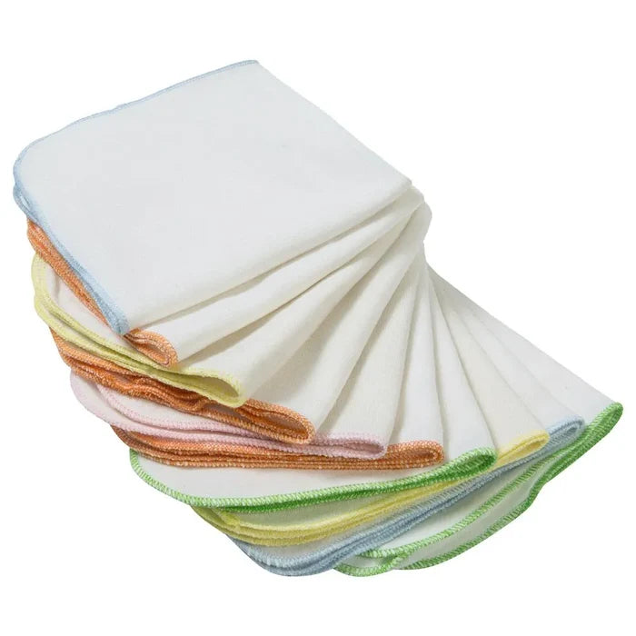 Babyjem Baby Hanky - Pack of 10 (White)