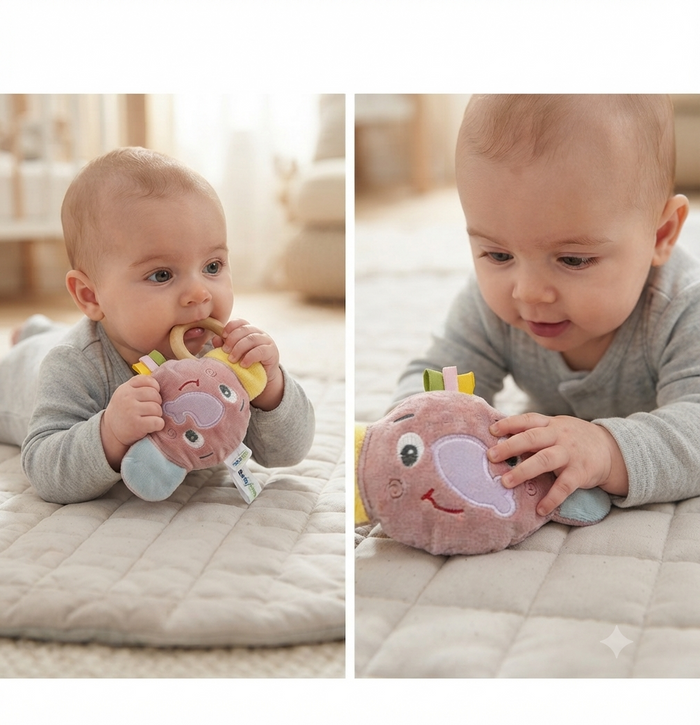 Babyjem Small Elephant Toy (0 Months+)