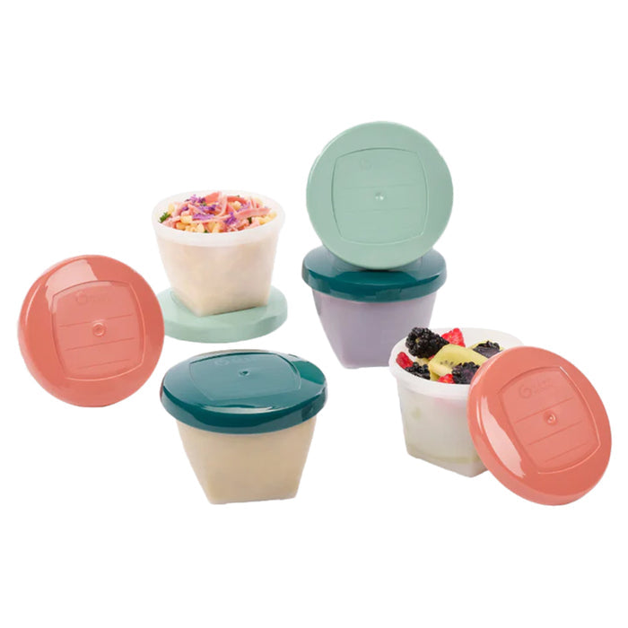 Babymoov Biosourced Babybols Eco Food Storage Tubs (180ml) - Pack of 6