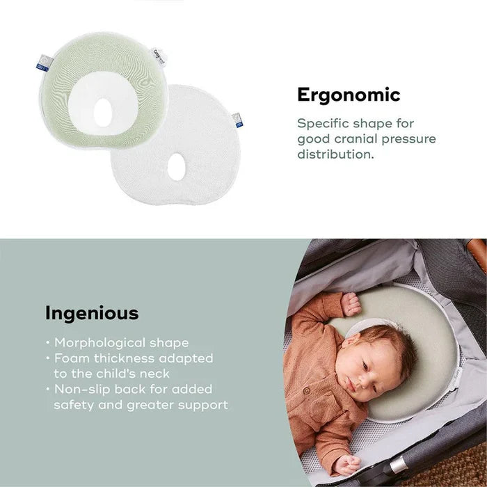 Babymoov Cosyhead Fresh Anti Flat Head Pillow (Fresh Sage)