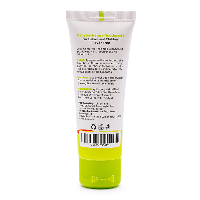 Babyton Baby And Kids Flavor Free Natural Toothpaste