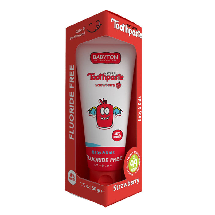 Babyton Baby And Kids Strawberry Natural Toothpaste