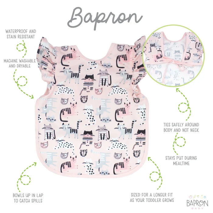 Bapron Baby Bibs (Kitty Flutter)