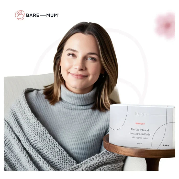 Bare Mum Herbal Infused Postpartum Pads (10 Pcs)