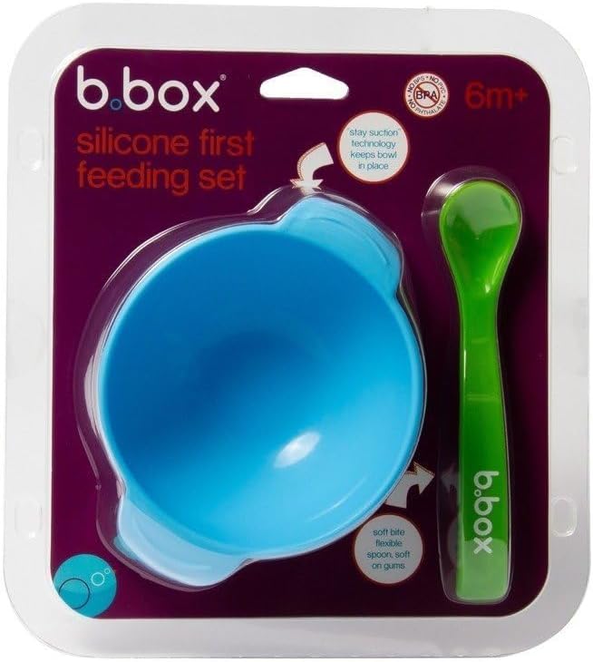 B.box Silicone First Feeding Set, 6m+