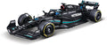 Bburago 1:24 Race Mercedes W14 Model Kit with Helmet – Russell #63