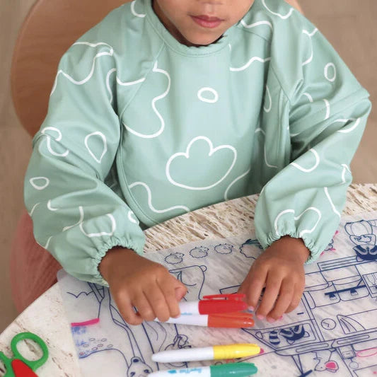 Beaba 2 In 1 Bib With Removable Sleeves