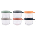 Beaba Conservation Jar Glass Sunrise Color Mix (Set of 6 x 150ml)