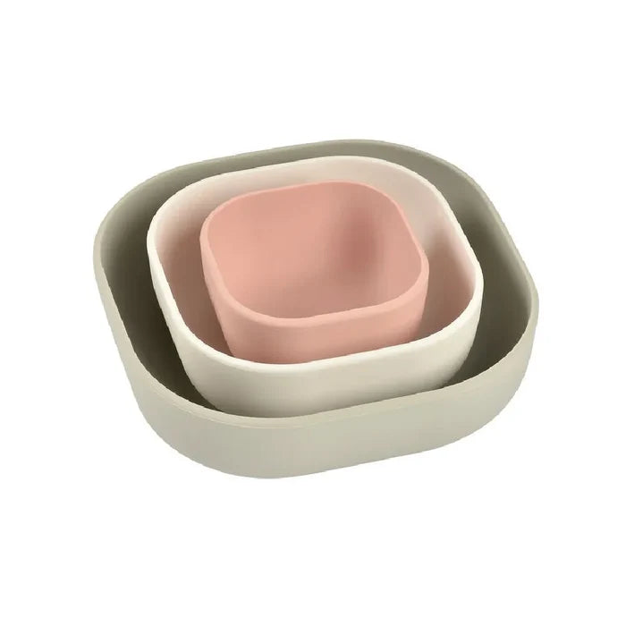 Beaba Silicone 3 Piece Nesting Bowl Set