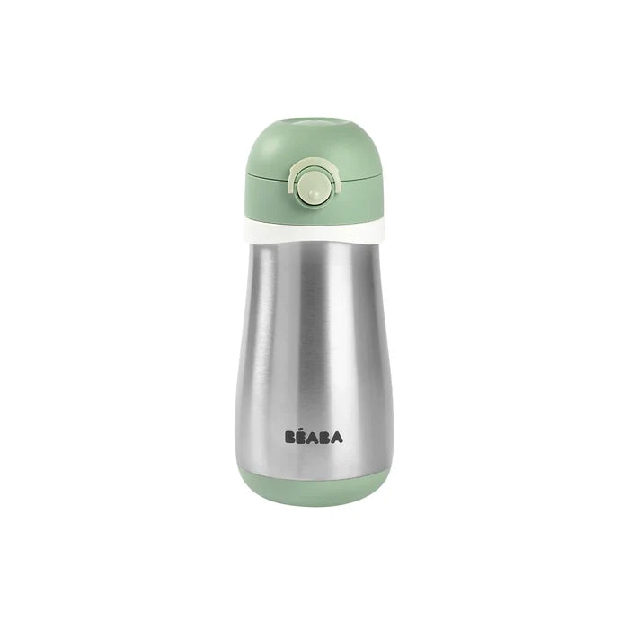 Beaba Stainless Steel Bottle + Handle (350ml)