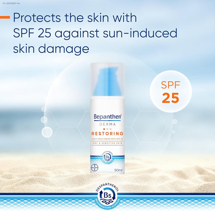 Bepanthen Derma Restoring Daily Face Cream With Spf 25 (50ml)