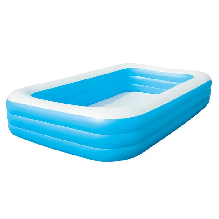 Bestway 10' x 72" x 22"/3.05m x 1.83m x 56cm Deluxe Blue Rectangular Family Pool